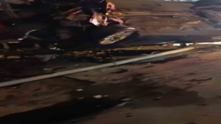 Direksiyon hakimiyetini kaybeden sürücü otomobiliyle takla attı