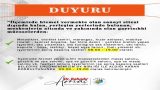 Dörtyol Belediyesi'nden Esnafa Çalışma Saatleri Talimatı