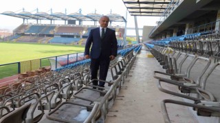 Dr. Necmettin Şeyhoğlu Stadyumunda yenileme çalışmaları başladı