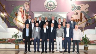 DTO yönetiminden Denizli OSB Başkanı Baltalıya hayırlı olsun ziyareti