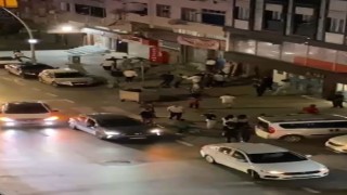 Düğün konvoyunda korna kavgası