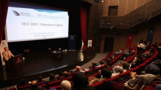Düzce Üniversitesinden kalite yönetim sistemi standardı eğitimi