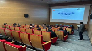 EBYÜ özel güvenlik görevlilerine eğitim
