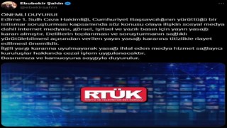 Edirnede çocuk tacizi soruşturmasında şahıs tutuklandı: RTÜKten yayın yasağı kararı alındı