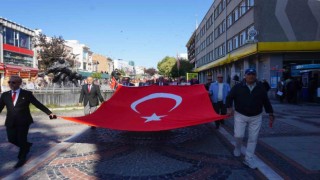 Edirnede emekli astsubaylardan görkemli kutlama