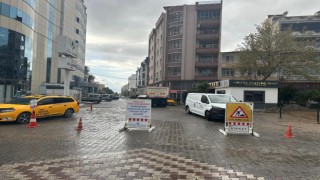 Edremit Belediyesinden yol düzenleme çalışmaları