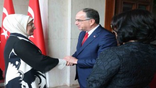 Emine Erdoğan, Arnavutluk Cumhurbaşkanı Bayram Begayın eşi Armanda Begay ile görüştü