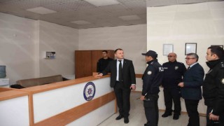 Emniyet Müdürü Baybaba, Tercan İlçe Emniyet Müdürlüğünü denetledi