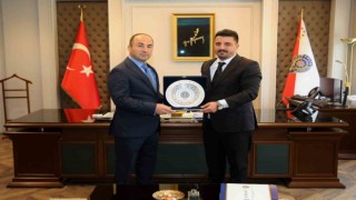 EMŞAV İl Başkanı emniyet müdürünü ve jandarma komutanını ziyaret etti