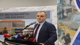 ERÜ Hastanelerinin yeni acil ek binası tanıtıldı