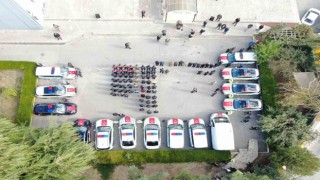 Erzincan Emniyet Müdürlüğüne 13 yeni araç
