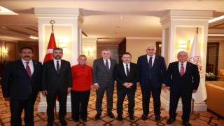 Erzurum heyetinden Bakan Baka ziyaret