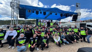 Eskişehirde motosiklet kulübünden örnek davranış