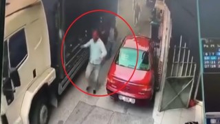 Faciadan dönülen o anlar kamerada