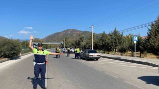 Fethiyede polis ve jandarmadan ortak denetim