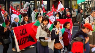 Fransada binlerce kişiden Gazze ve Lübnana saldıran İsraile protesto