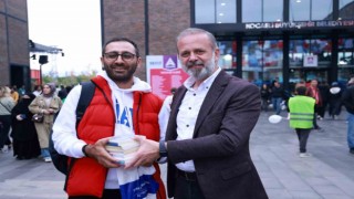 Fuarın 1 milyonuncu ziyaretçisine özel karşılama