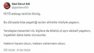 Gazi Tümgeneral Davut Alâ: “FETÖnün mekanı cehennem olsun”