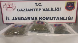 Gaziantepte 1 kilo esrar ele geçirildi