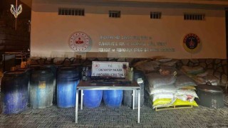 Gaziantepte 4 bin 500 litre sahte alkol ele geçirildi