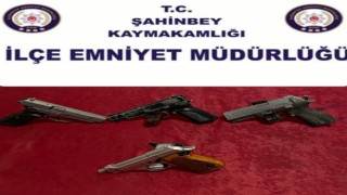 Gaziantepte ruhsatsız silah operasyonu: 6 gözaltı
