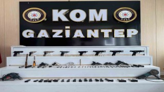 Gaziantepte silah kaçakçılarına operasyon: 2 gözaltı