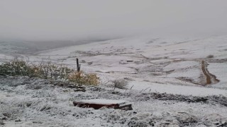 Giresunun yüksek kesimlerinde kar yağışı etkisini gösterdi