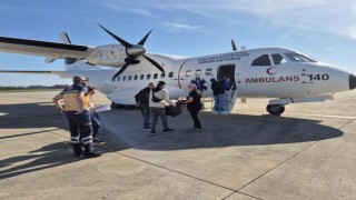Hava Kuvvetlerine ait ambulans uçak organ nakli bekleyen hasta için havalandı