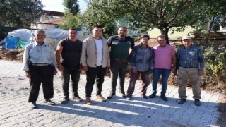 Hisarcık Mahallesinde okul yolu yenilendi