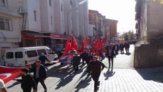 Hisarcıkta Cumhuriyet Yürüyüşü