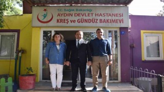 İl Sağlık Müdürü Şenkul, Aydın Devlet Hastanesi Kreşinde incelemelerde bulundu