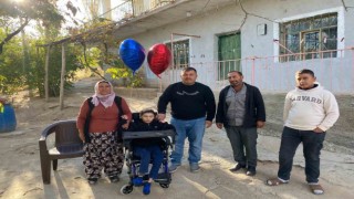 İyilik Ailesi bu kez engelli Volkanı mutlu etti