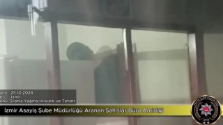 İzmirde firari hükümlü ‘aydınlatma penceresinden çıkarılarak yakalandı