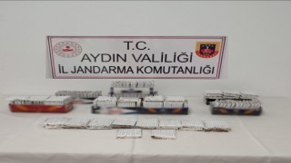 Jandarma ekipleri 2 bin 620 adet içi tütün dolu makaron ele geçirdi