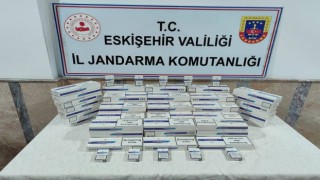 Jandarma ekiplerinden kaçak sigara operasyonu