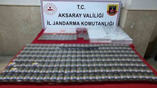 Jandarmadan kaçak sigara sevkiyatına darbe
