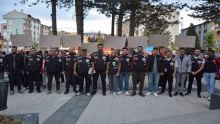 Kadına şiddete tepki gösterdiler