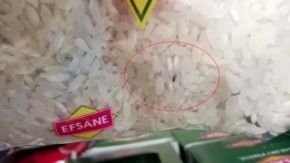 Kapaklıdaki BİM markette böcek skandalı: Kapalı pirinç paketinden böcek çıktı