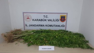 Karabükte 11 kilo 800 gram kubar esrar ele geçirildi
