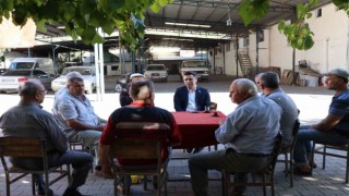 Karacasu Kaymakamı Gündoğdu, Ataeymir Mahallesinde vatandaşlarla buluştu