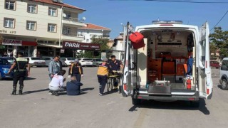 Karamanda motosikletler çarpıştı: 1 yaralı