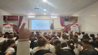 Karapınarda ilkokul öğrencilerine ağış diş sağlığı eğitimi