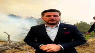 Karcı Dağında başlayan yangın Tavas sınırlarına dayandı