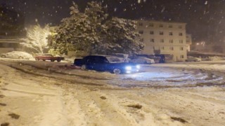 Karda drift eğlencesi pahalıya patladı, 32 bin 233 lira ceza yedi