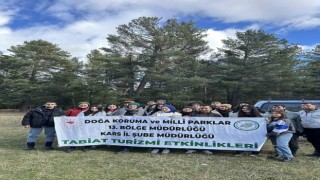 Karsta Doğa Yürüyüşü ve Yaban Hayatı Gözlemi etkinliği gerçekleştirildi