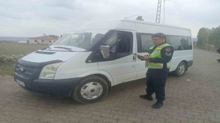 Karsta öğrenci servisleri denetleniyor