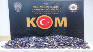 Kastamonuda binlerce doldurulmuş makaran ele geçirildi