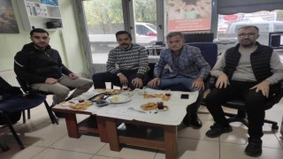 Kaymakam Uzundan yerel gazeteye ziyaret