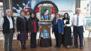 Kent Konseyi Kültür ve Sanat Merkezi sanatçılarından ahde vefa sergisi