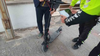 Keşanda elektrikli scooterdan düşen 15 yaşındaki çocuk yaralandı